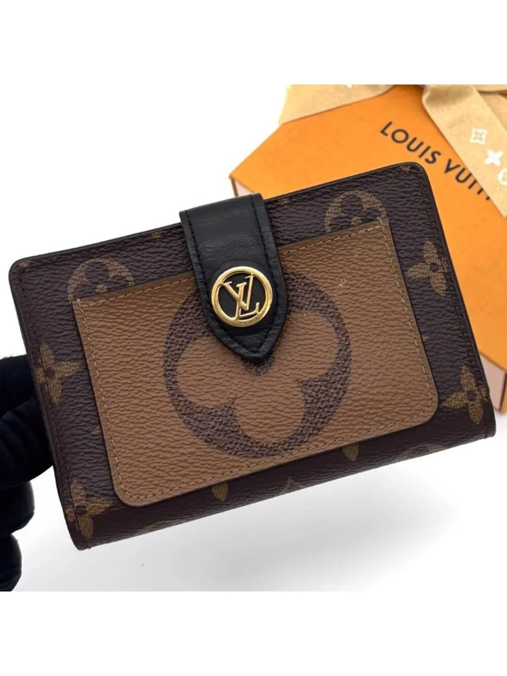 Louis Vuitton Monogram Reverse Portefeuille Juliette Bifold Wallet